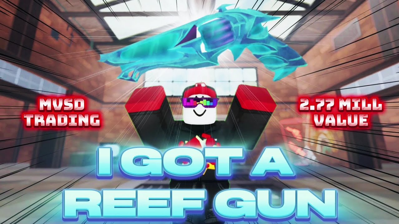 I got a REEF GUN in MVSD TRADING!? | Roblox Murderers Vs Sheriffs Duels