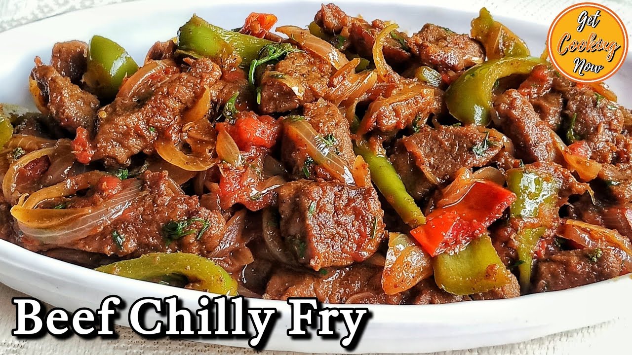 How to make Goan Beef Chilly Fry | Simple & Easy Goan Beef Chilli Fry Recipe | Beef Chilli Fry