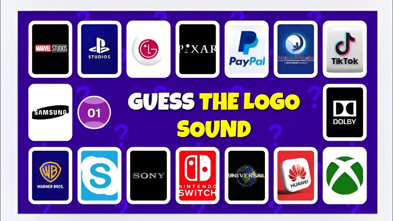 Guess The Logo Sound | TikTok, 💳 MasterCard, 💸PayPal | Logo Quiz 2025 #quiz #logoquiz #guessthelogo