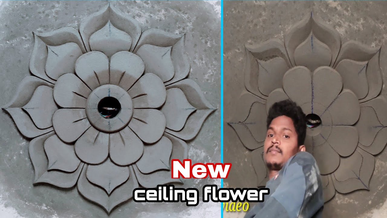 Ceiling flower 🌺 new ceiling design by-rakesh babu 2021
