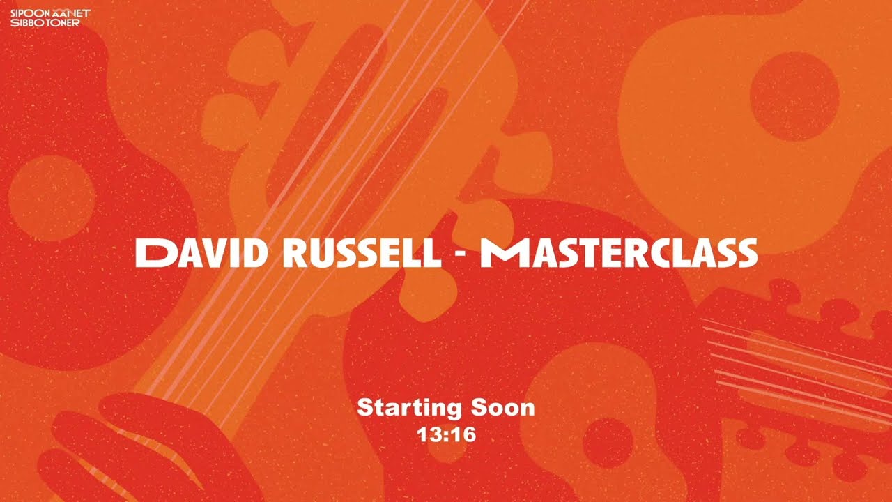 Sipoon äänet: mestarikurssi/masterclass David Russell