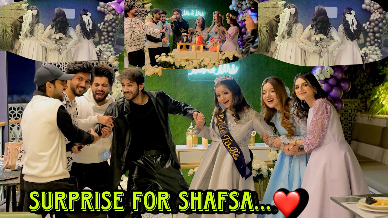 RABEECA NE DIA SHAFSA KO SURPRISE…🥳🤩|ALL FRIENDS TOGETHER…❤️😍| FIRST EVENT…🤍VLOG BY RABEECA KHAN