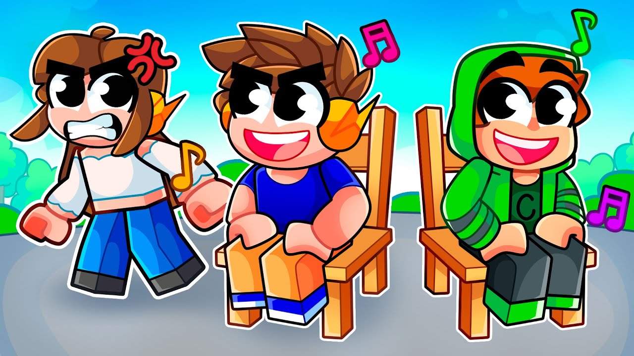 MARCELO vs DUDA na DAN&Ccedil;A DAS CADEIRAS do ROBLOX!