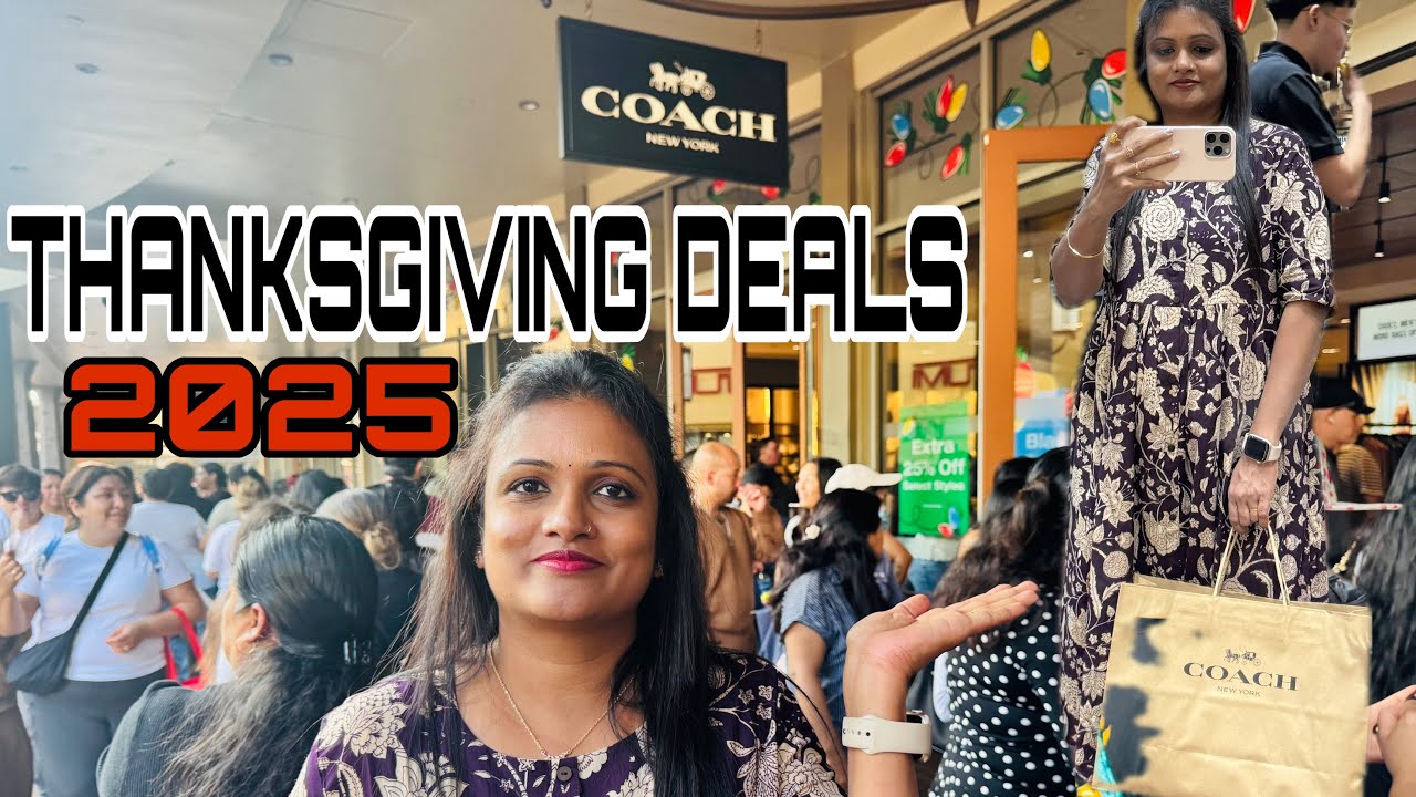 Huge Coach Sale! Citadel Outlet Thanksgiving Shopping Vlog | PacSun & Hollister Haul#trending @coach