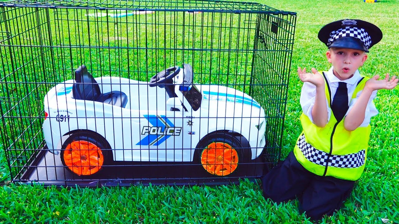 Vlad spielt Polizei und hat sein Auto verloren