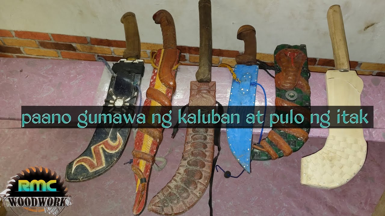 Paano gumawa ng kaluban at pulo ng itak