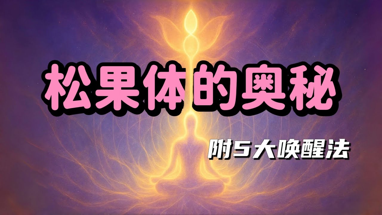 【天眼】鬆果體的奧秘，五大喚醒方法