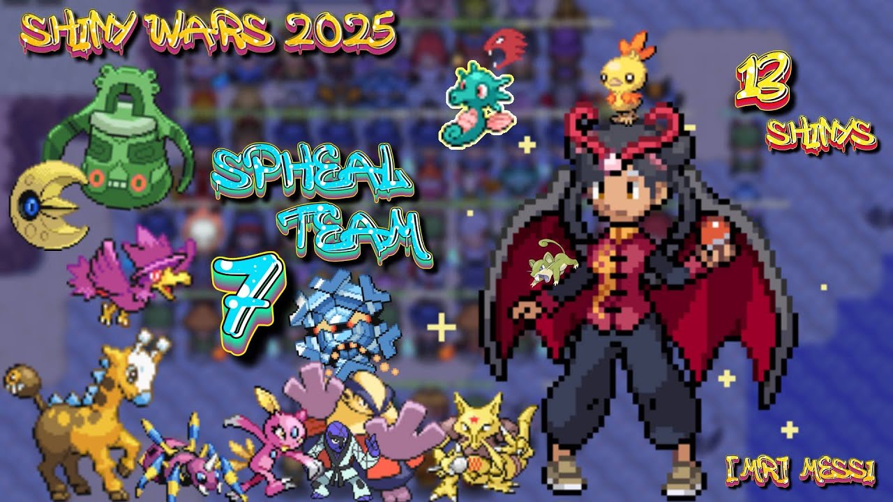 POKEMMO SHINY WARS 2025 RECAP - 1st PLACE SPHEAL TEAM SEVEN - 13 SHINIES | Messi