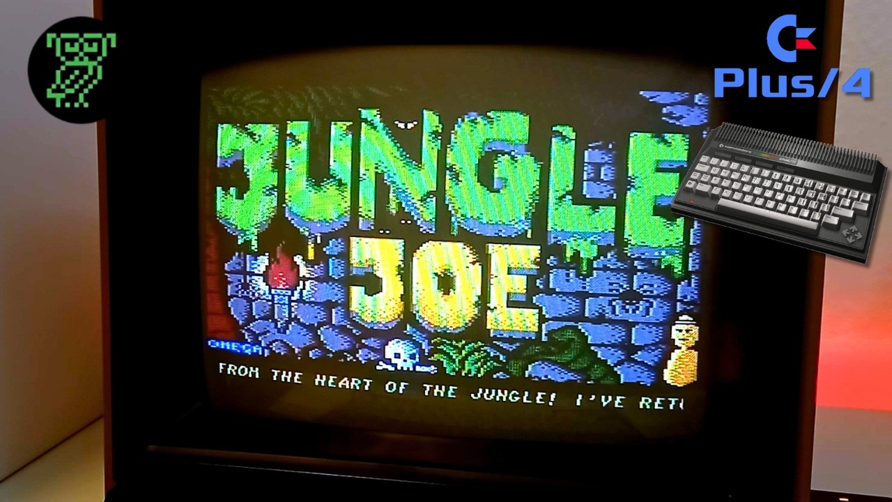 Jungle Joe (2026) | A Very Polished Puzzle-Platformer For The Commodore Plus/4 |  Review & Gameplay