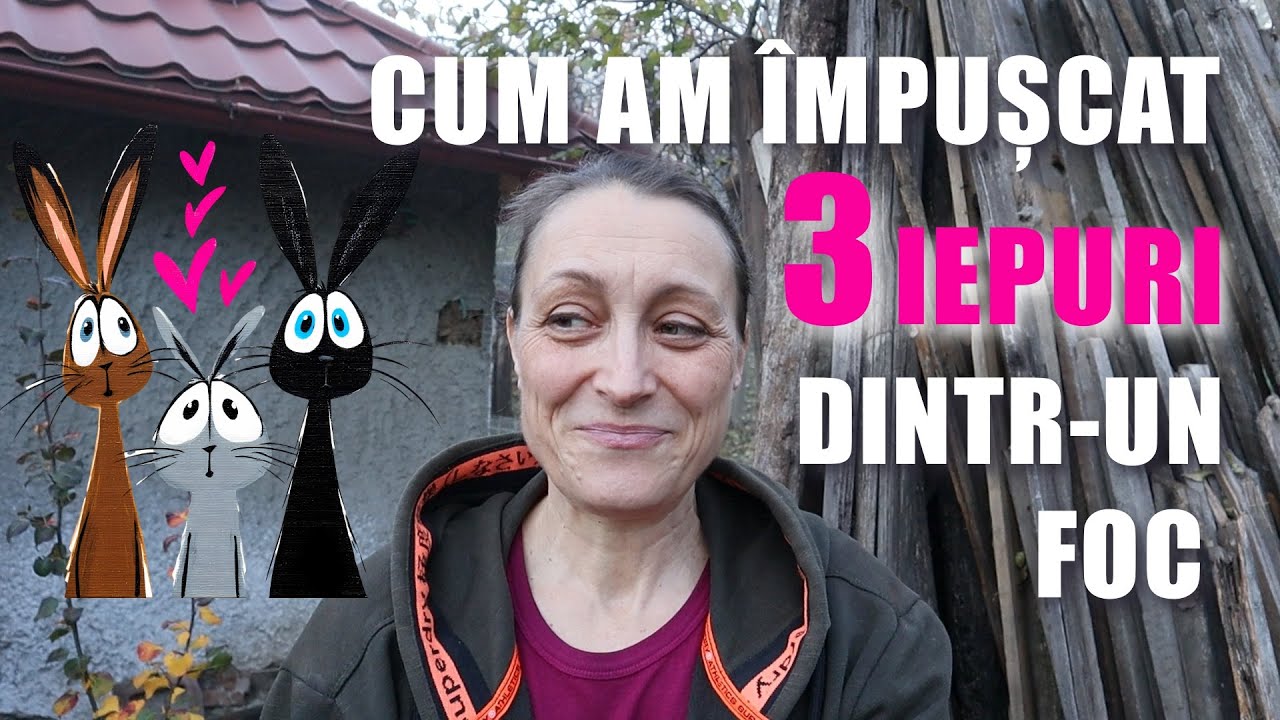 Așa am împușcat trei iepuri dintr-un foc.