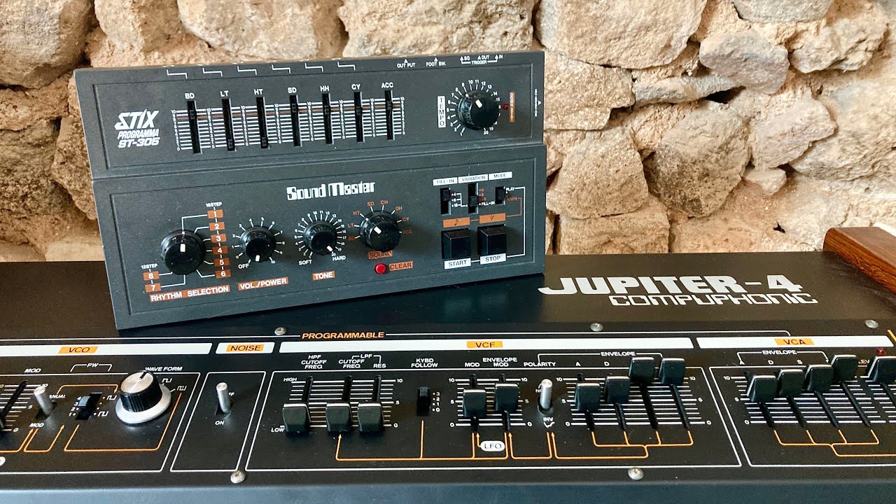 SoundMaster ST-305, Roland Jupiter 4 & Echolette SE251