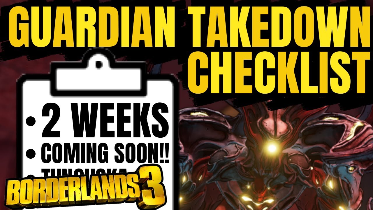 Everything You NEED Before The Guardian Takedown Borderlands 3