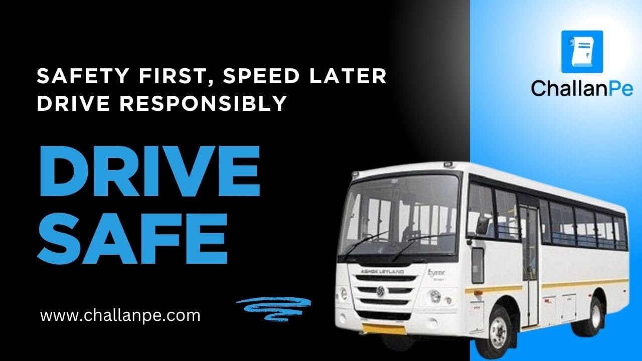 Safety First, Speed later | Drive Responsibly