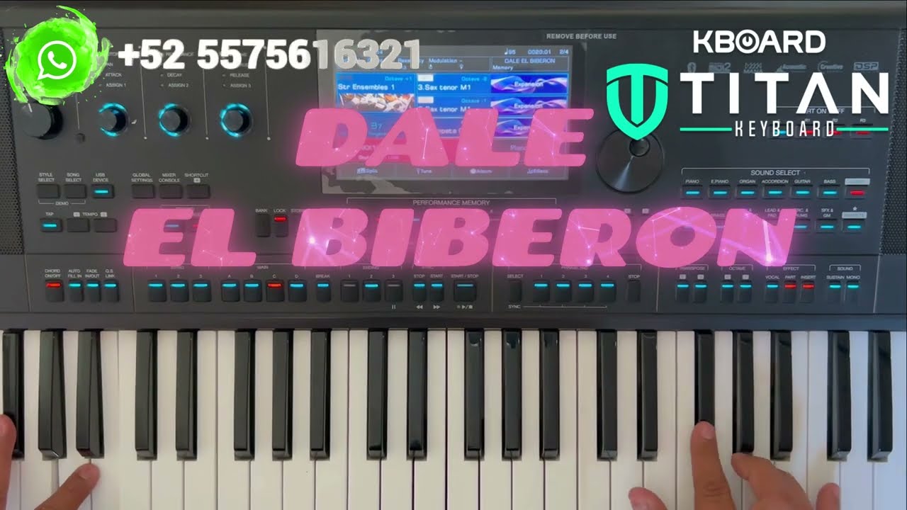 RITMO DALE EL BIBERON JK TITAN KBOARD AKX10 MEDELI