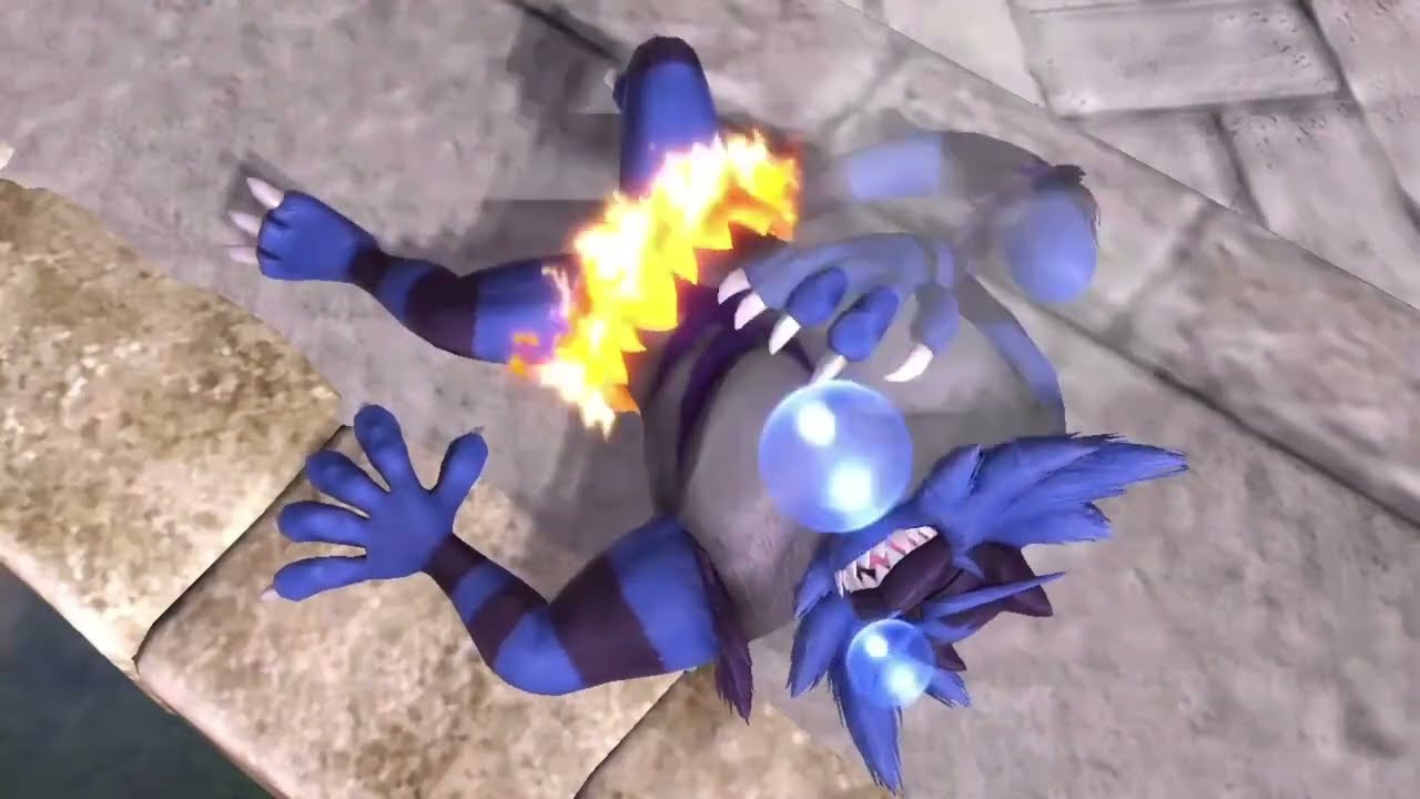 Incineroar Sleeping [Blue Alt][Kemoryona]