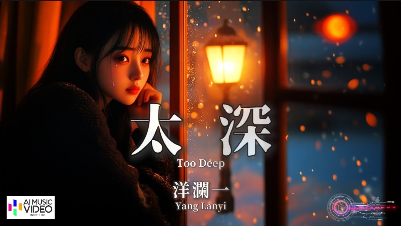 【高清MV】洋瀾一  - 太深【Pinyin + Eng Sub | AI音樂視頻 | 繁體拼音英文動態字幕】Yang Lan yi【洋澜一  -   太深】