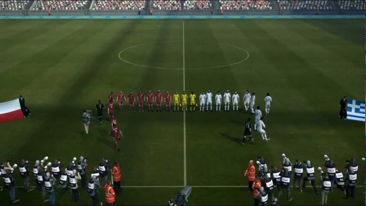 PES 2012 - Poland vs Greece UEFA EURO 2012
