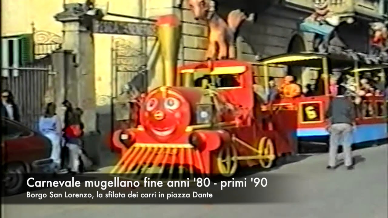 Carnevale mugellano fine anni '80 e primi '90