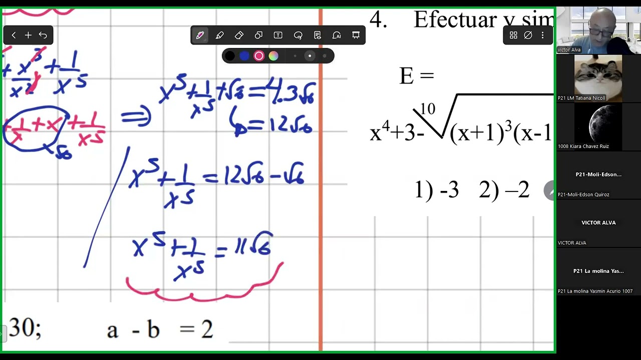 REPASO ALGEBRA 1 OCTUBRE