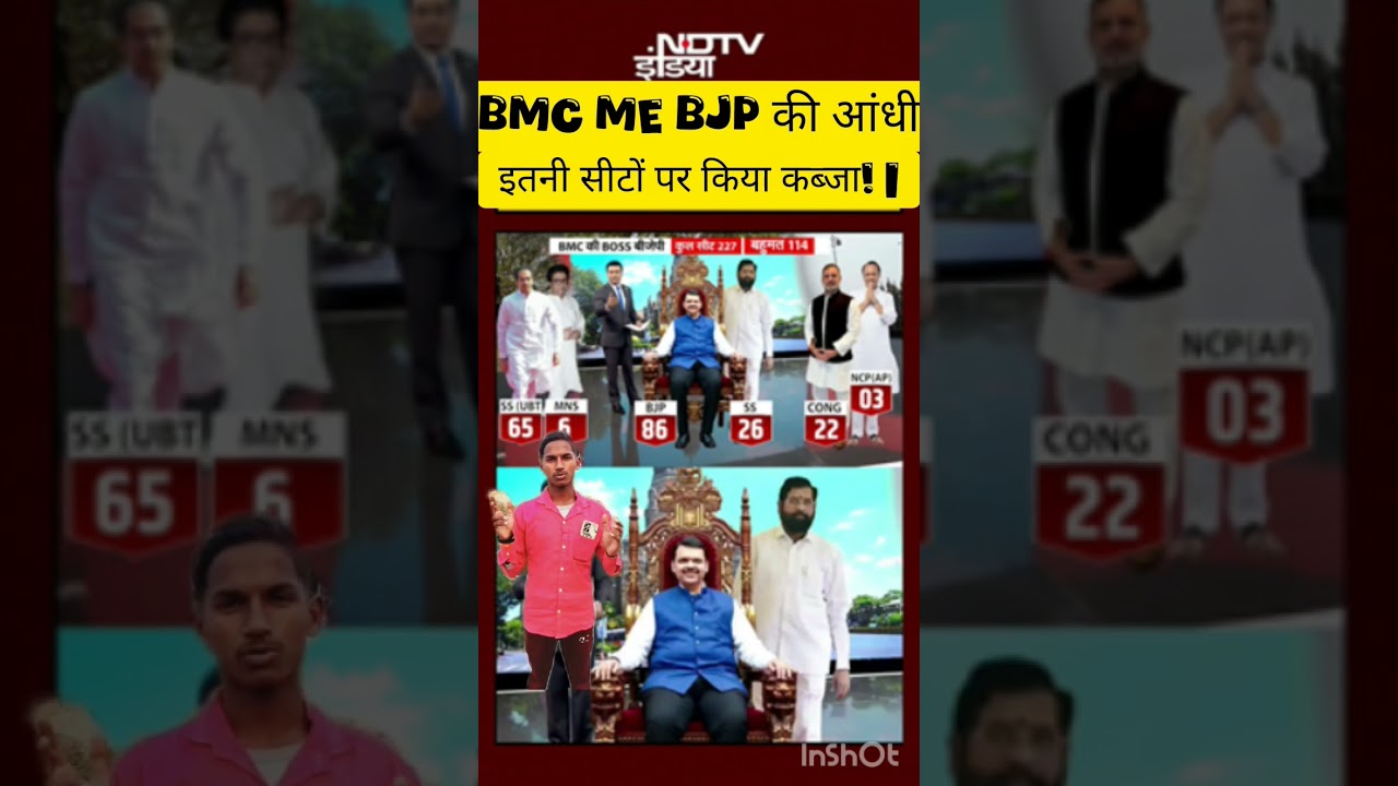 Bharat Ki Baat Batata Hoon | BMC Election Result: BJP की आंधी, इतनी सीटों पर किया कब्जा! | 