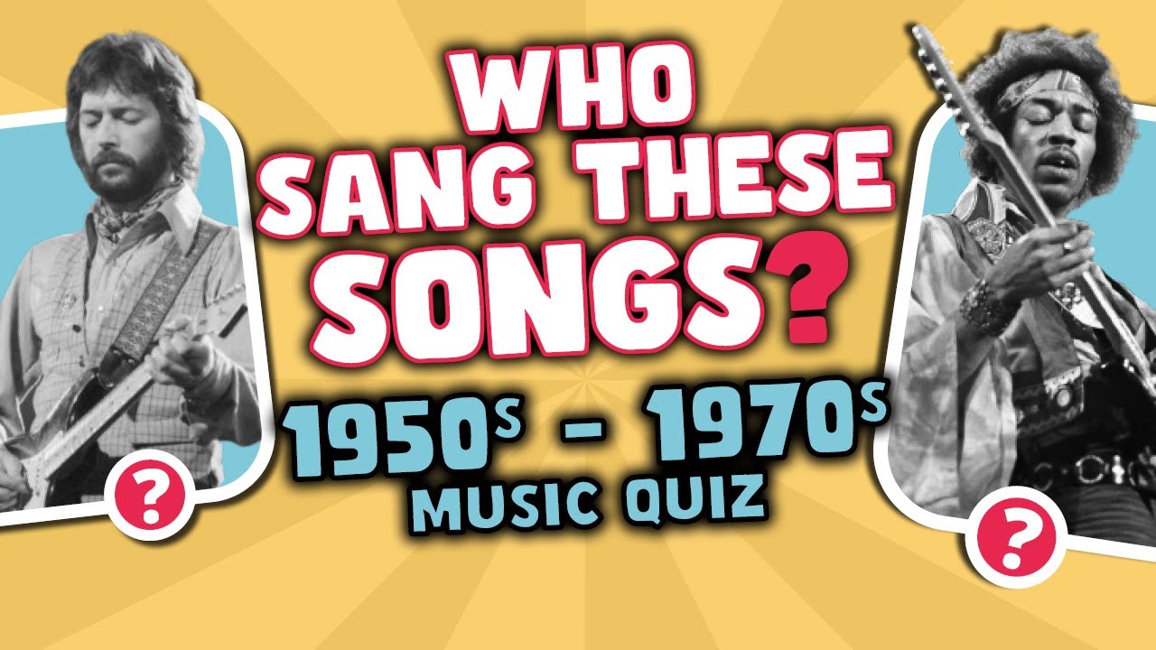 Are you a MUSIC LEGEND that can guess these 1950s - 1970s songs? 🎸 Music Quiz
