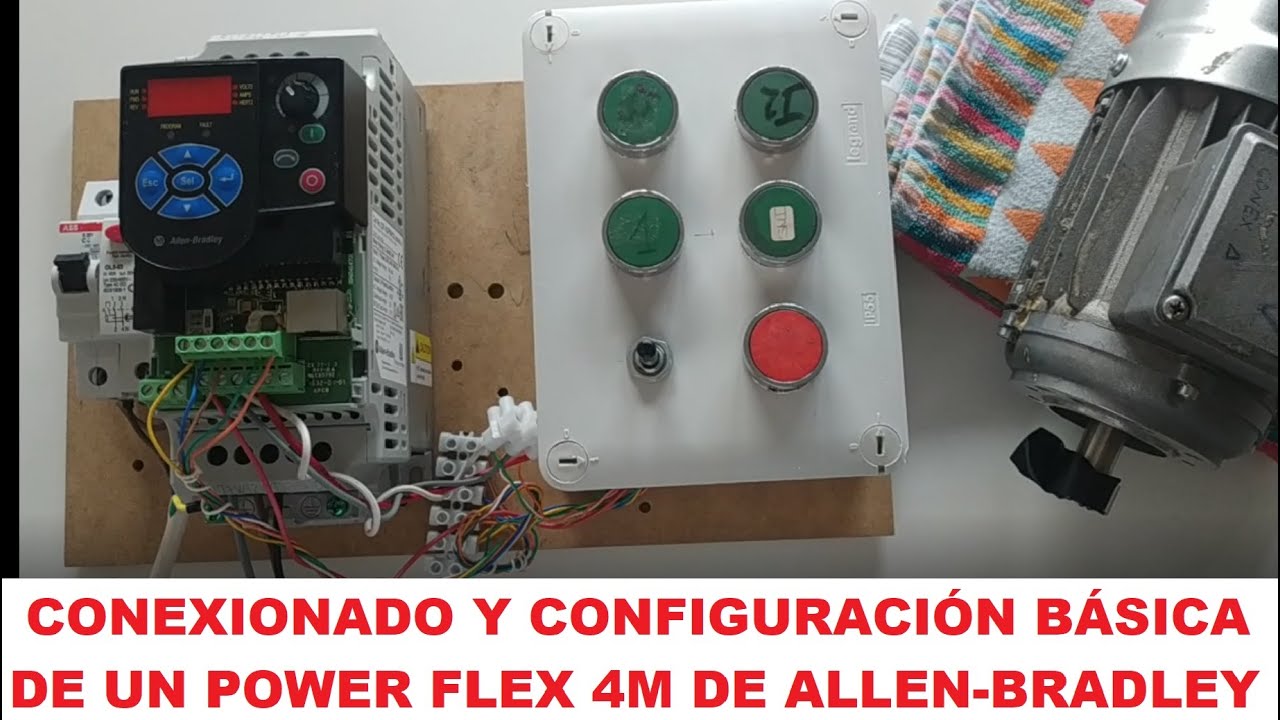 CONFIGURACION DE UN POWERFLEX DE HALLEN BRADLEY
