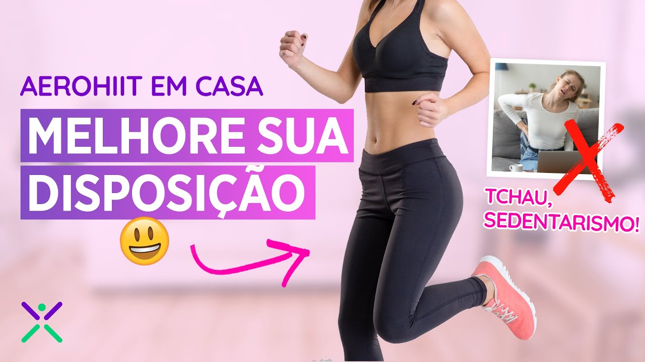 AEROHIIT - TREINO PARA SECAR BARRIGA RÁPIDO EM CASA - 10 min