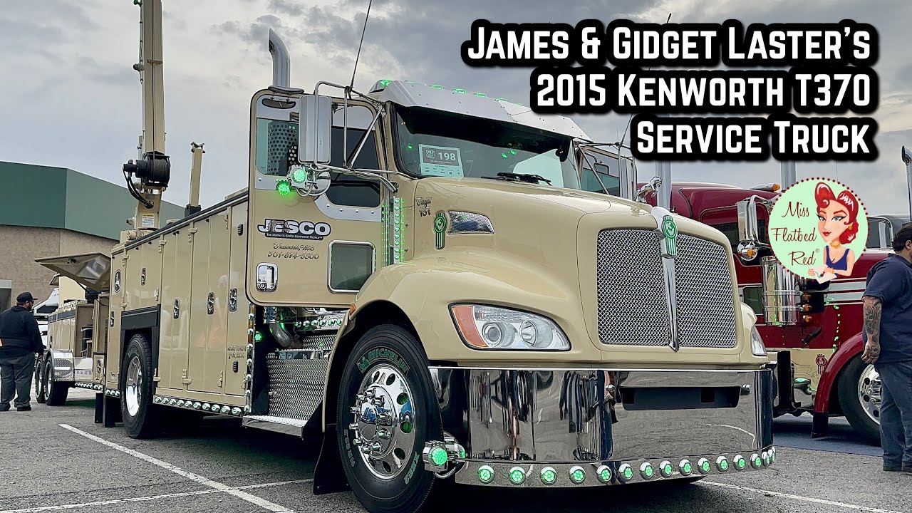James & Gidget Laster’s 2015 Kenworth T370 Service Truck