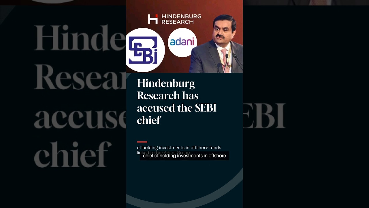 Hindenburg Report: SEBI Chief Allegedly Linked to Adani's Offshore Funds | Major Controversy