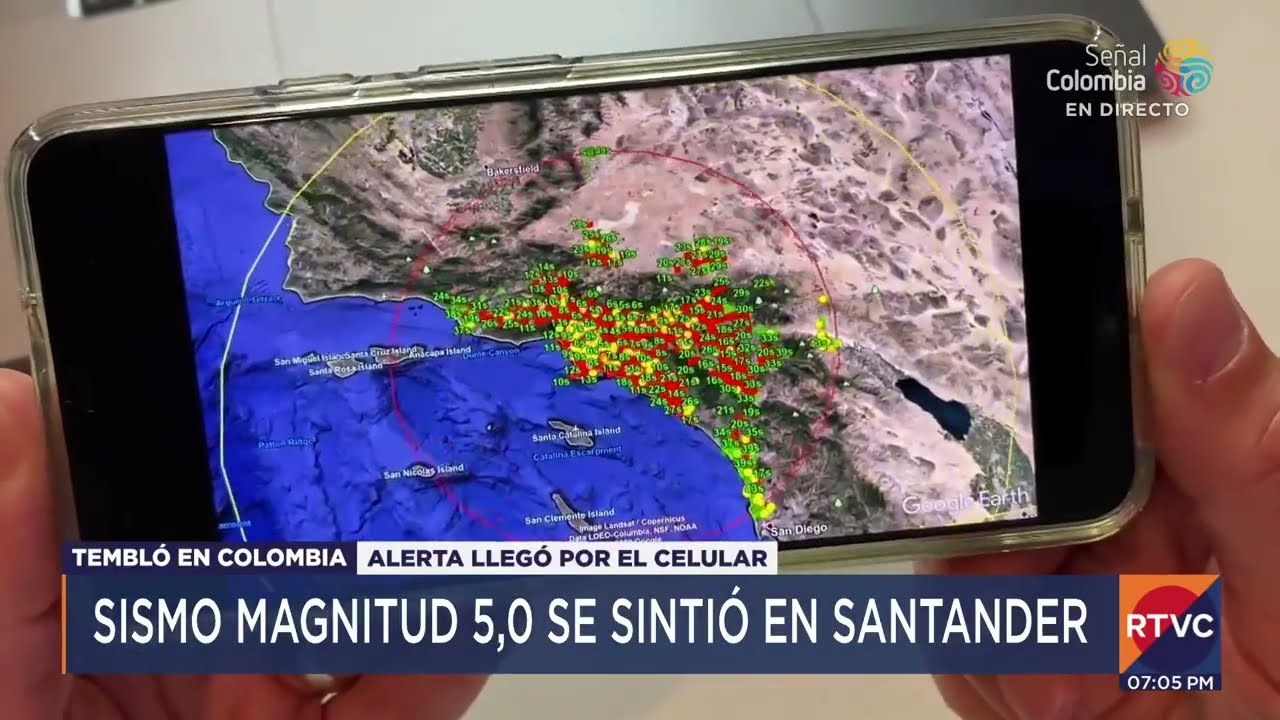 Sismo en Santander: as&iacute; alert&oacute; Google a miles de ciudadanos | RTVC Noticias