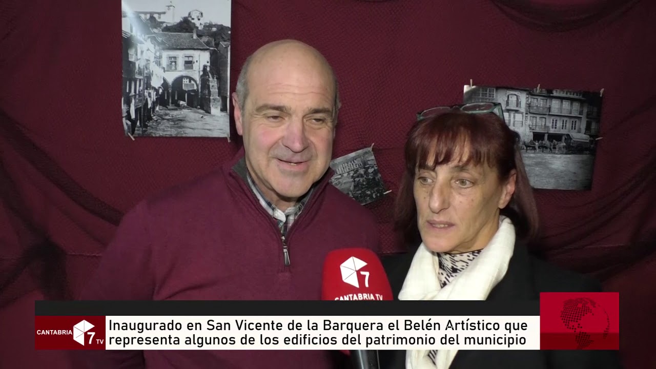 Inaugurado en San Vicente de la Barquera el Belén Artístico que representa algunos de los edificios