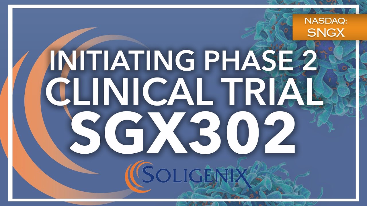 Soligenix; Initiating Phase 2 Clinical Trial of SGX302 in Mild to Moderate Psoriasis