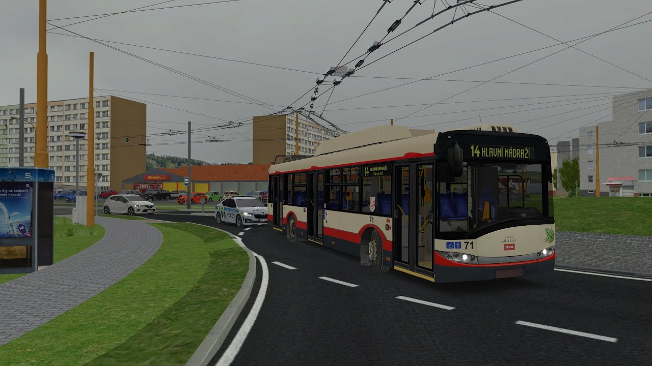 SIMT MHD - Linka 14 Škoda 26Tr #71 DPMJ
