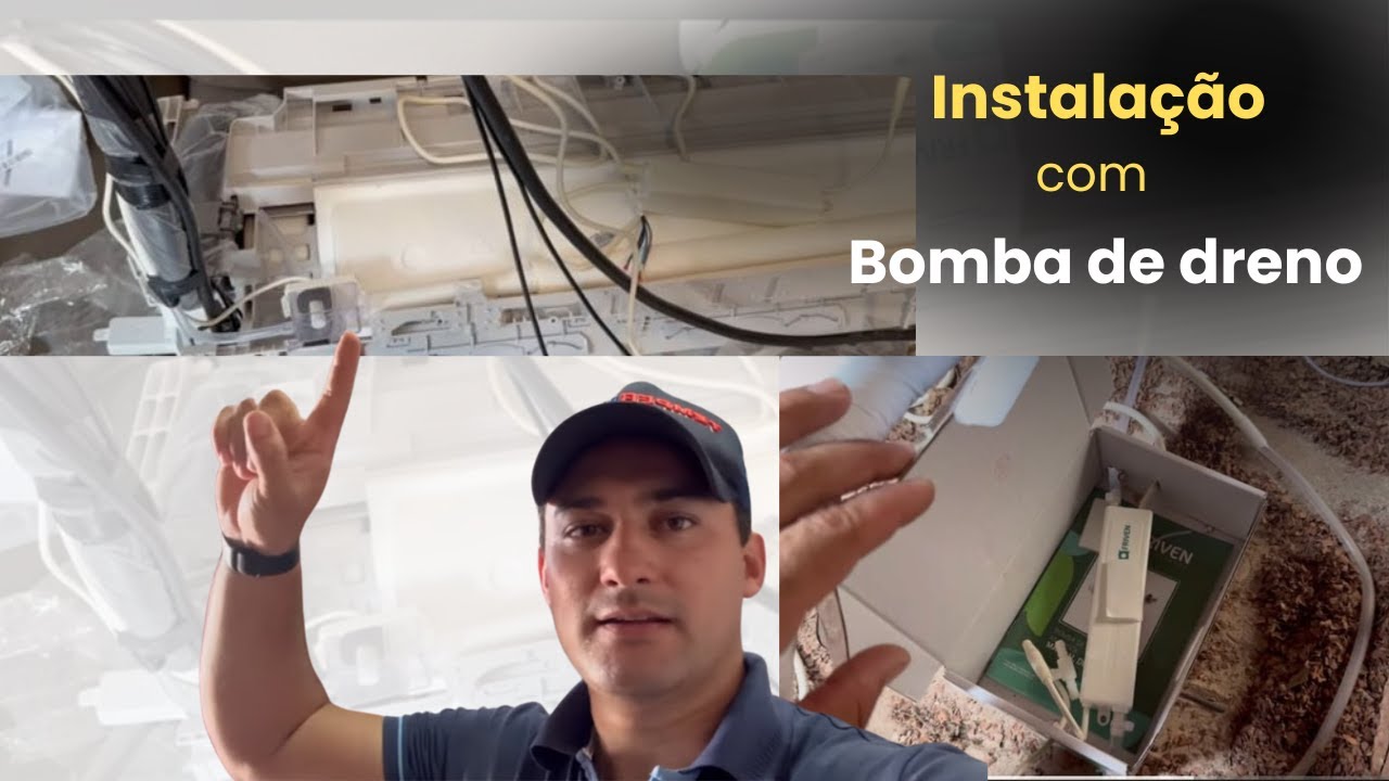 Como fazer a instalação da bomba de dreno pra ar condicionado
