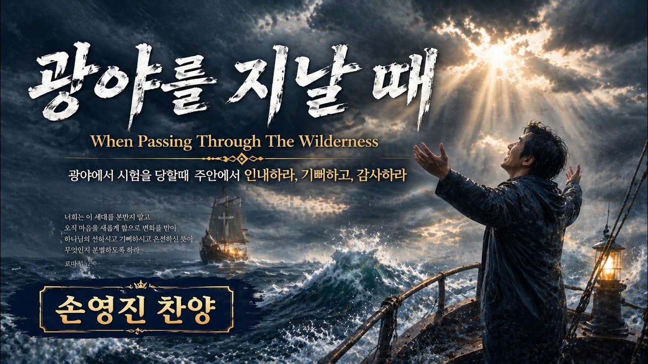 🎵광야를 지날 때 (While passing the wild lands) ㅣ💌2번연속듣기 ㅣ 손영진(Young Jin Son) 찬양