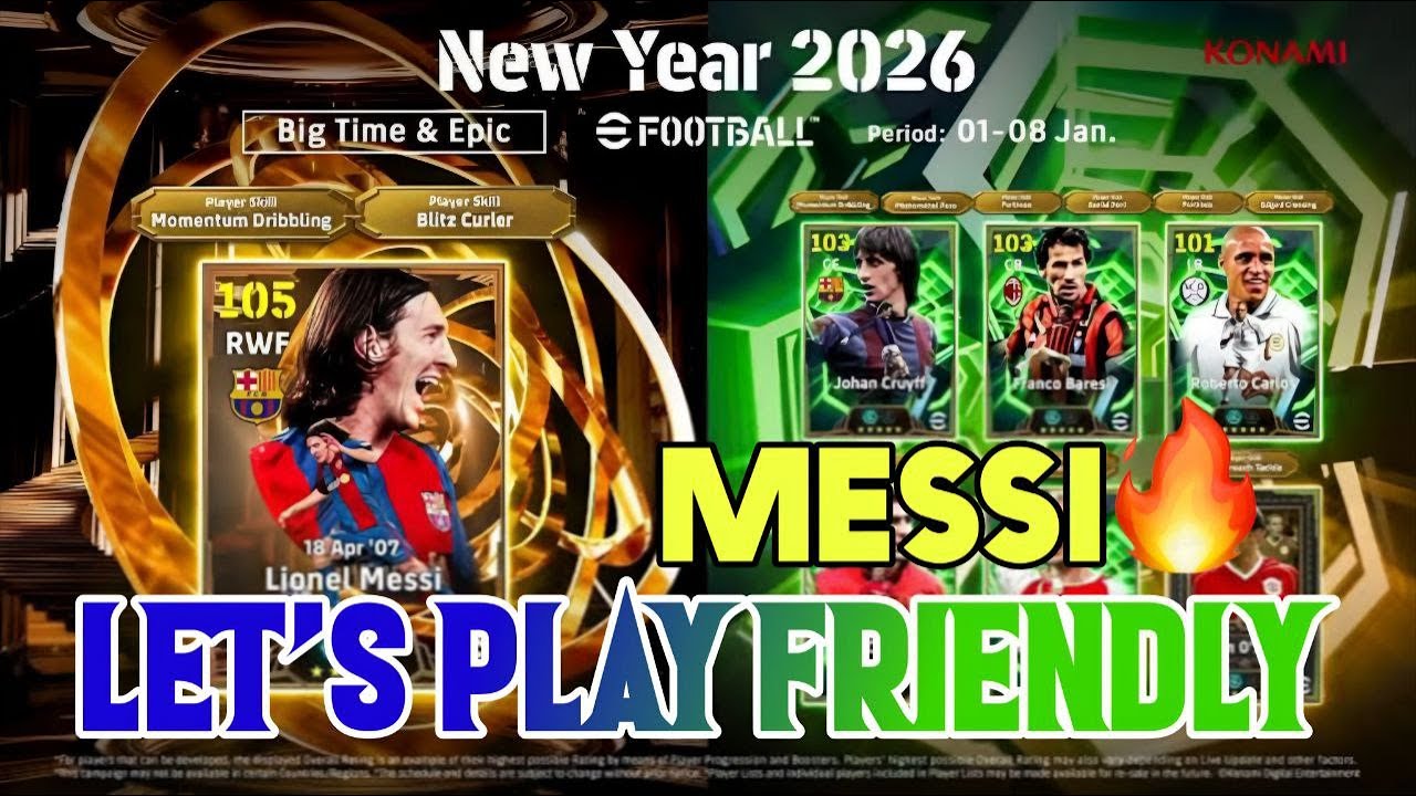 LET'S PLAY  FRIENDLY + CO OP | EFOOTBALL LIVE