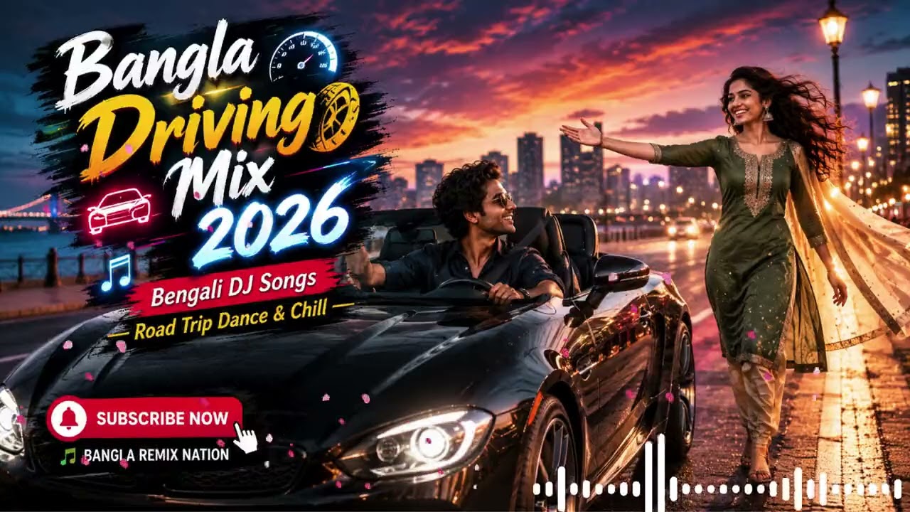 Bangla Driving Mix 2026 🚗 Bengali DJ Songs | Road Trip Dance & Chill