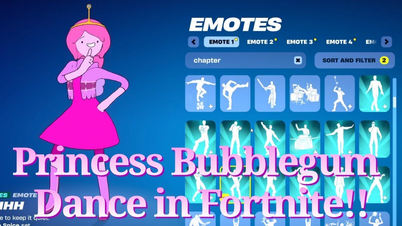 Princess Bubblegum Skin Dancing - Fortnite x Adventure Time