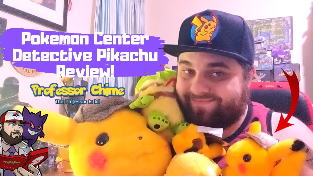 Detective Pikachu Pokemon Center Exclusive Plush Unboxing & Review!