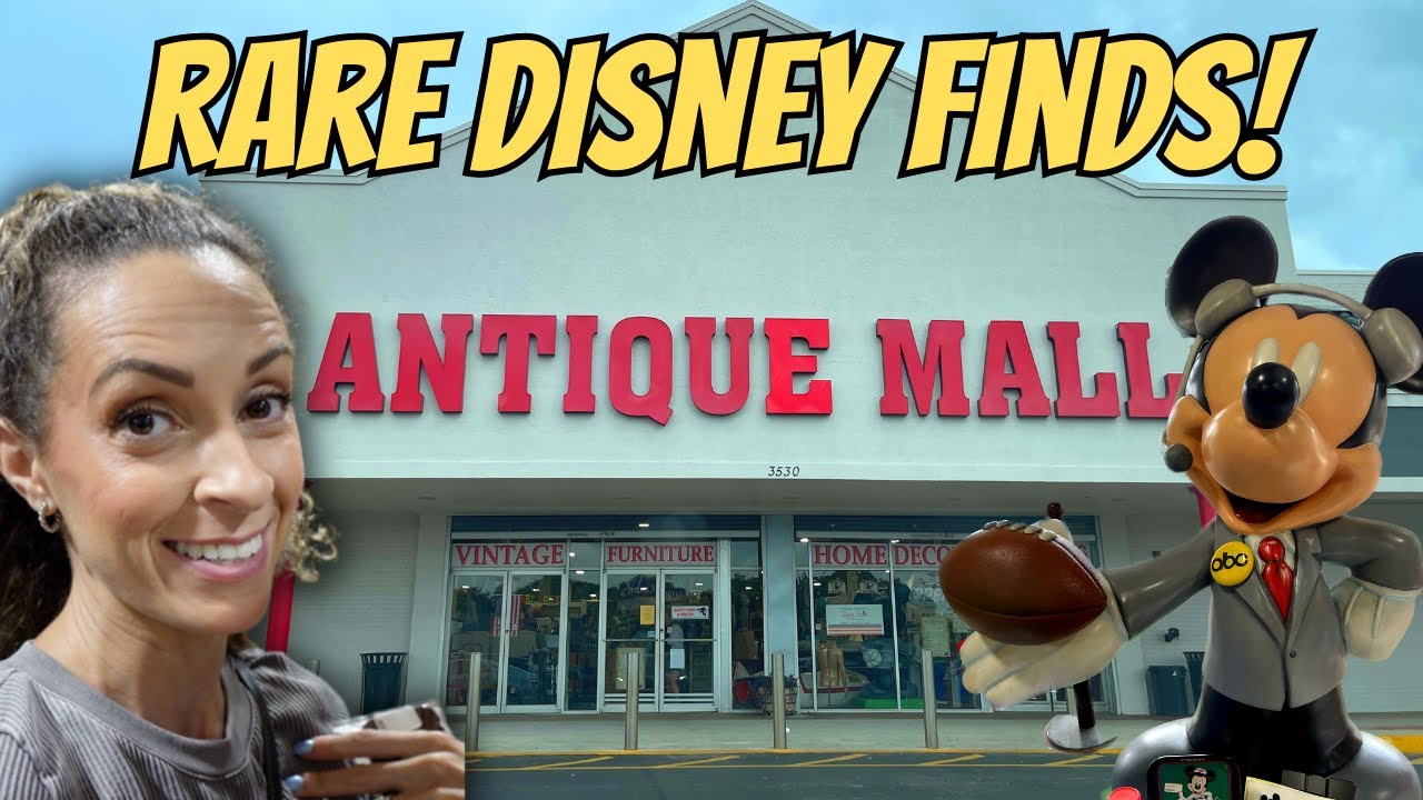 Finding RARE Disney Antiques and Theme Park Props at the Lakeland Antique Mall!