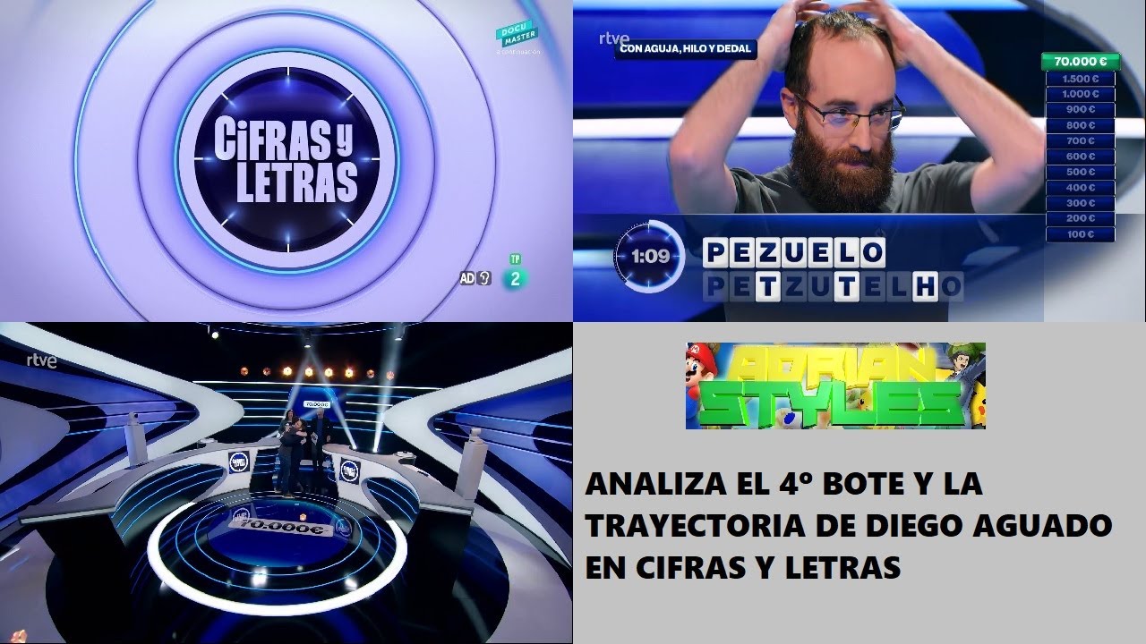 adrianstiles Vlogs: Cifras y Letras 2025: Analizando el 4º bote del formato actual