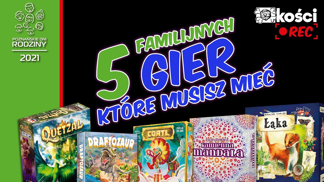Kości REC - 5 rodzinnych gier, kt&oacute;re musisz mieć! (Poznańskie Dni Rodziny)