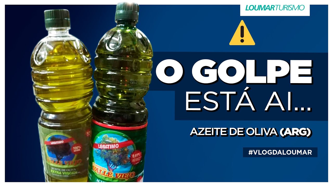 Como identificar azeite falso. Comprar azeite na Argentina