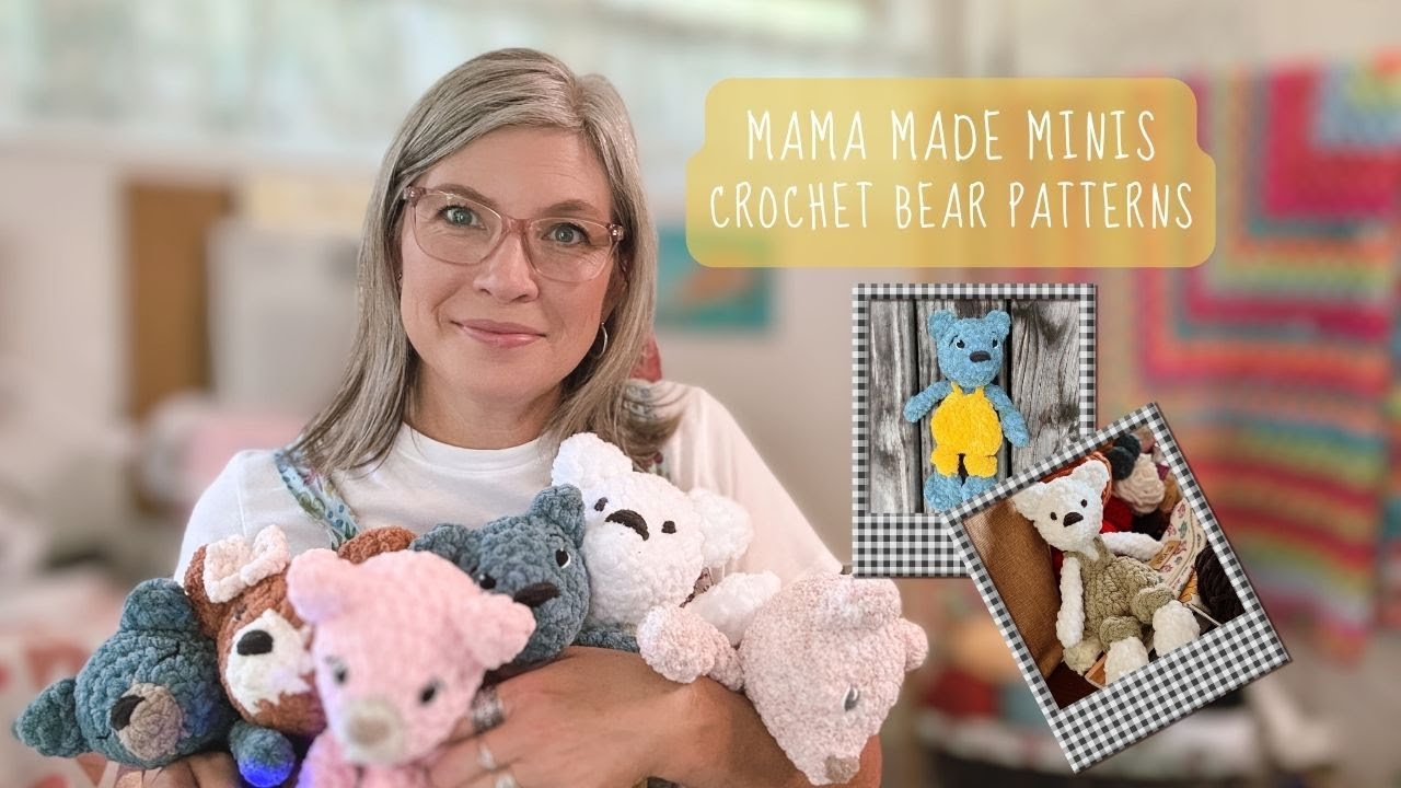 Crochet Bear Lovey & Plushies| Mama Made Mini Bears | Ebook
