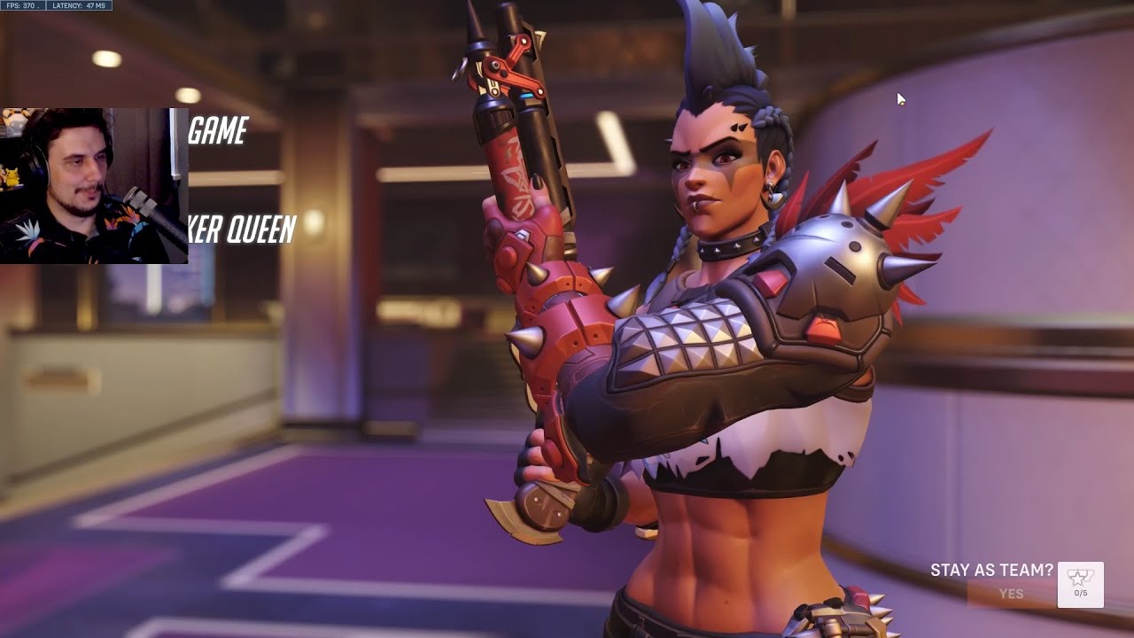 POTG! JUNKER QUEEN OP YEATLE  DPS TANK GAMEPLAY OVERWATCH 2 BETA