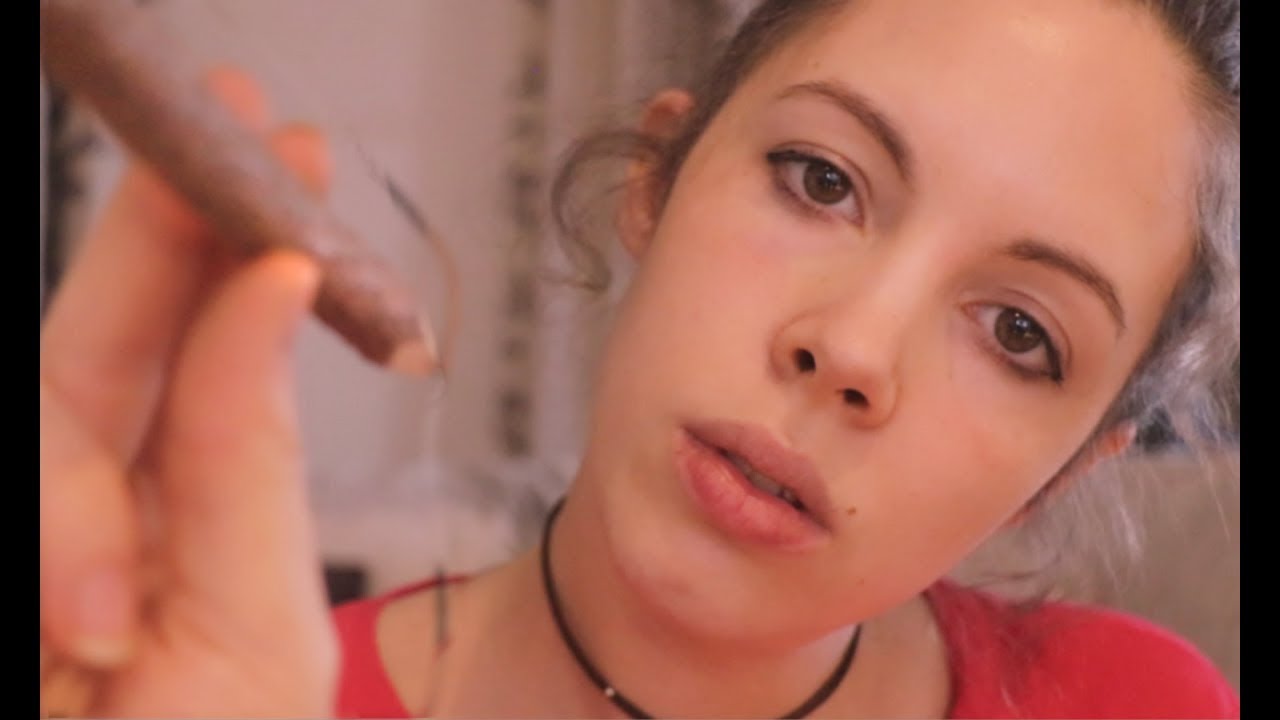 ASMR Binaural Face Tracing And Face Plucking - Personal Attention