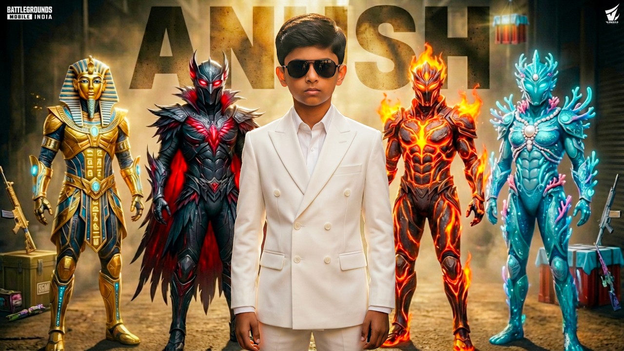 BGMI LIVE 🔴 | ANUSH Mode Activated | Mythic Power Gameplay
