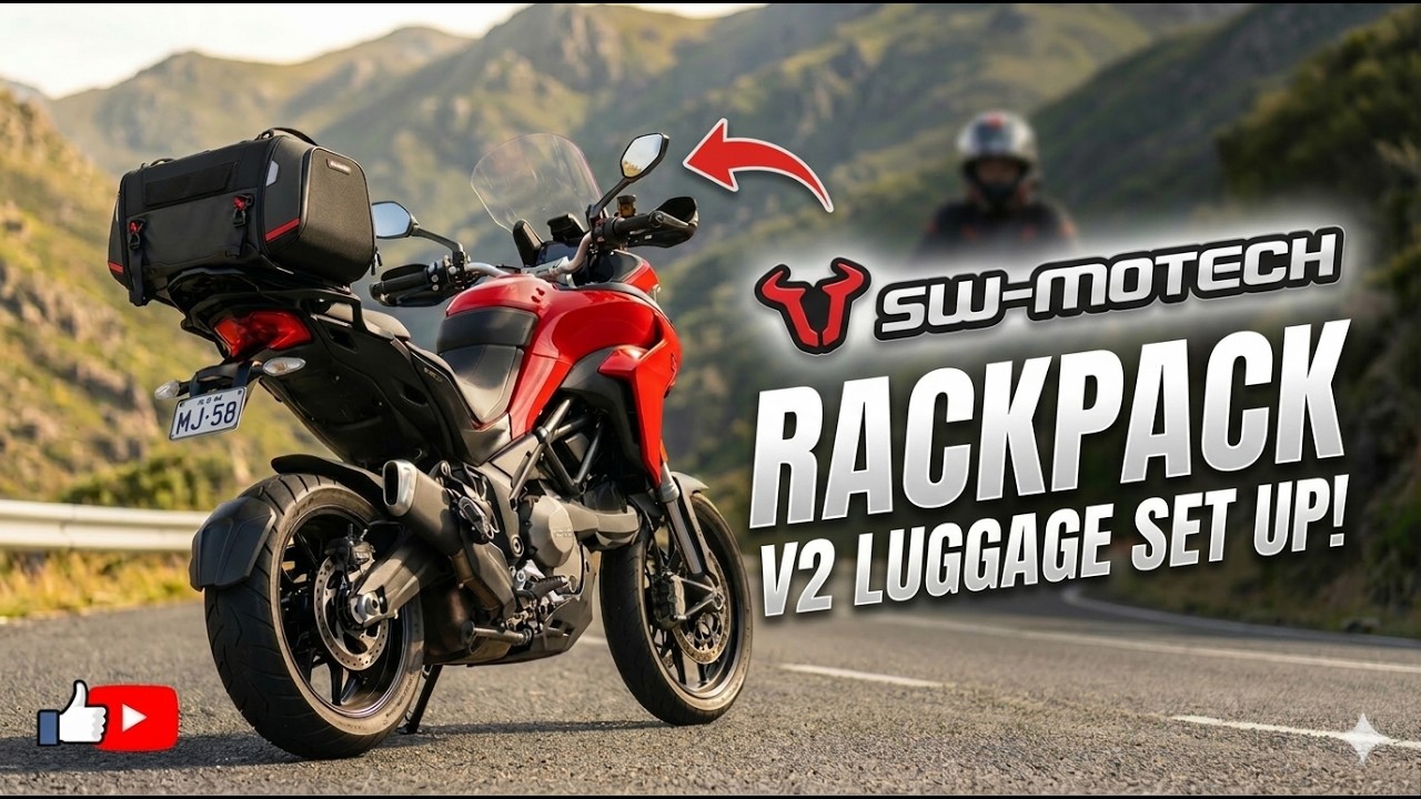 V2 Just Got More Versatile! SW-Motech Rack Pack Instal | is this the luggage you need?
