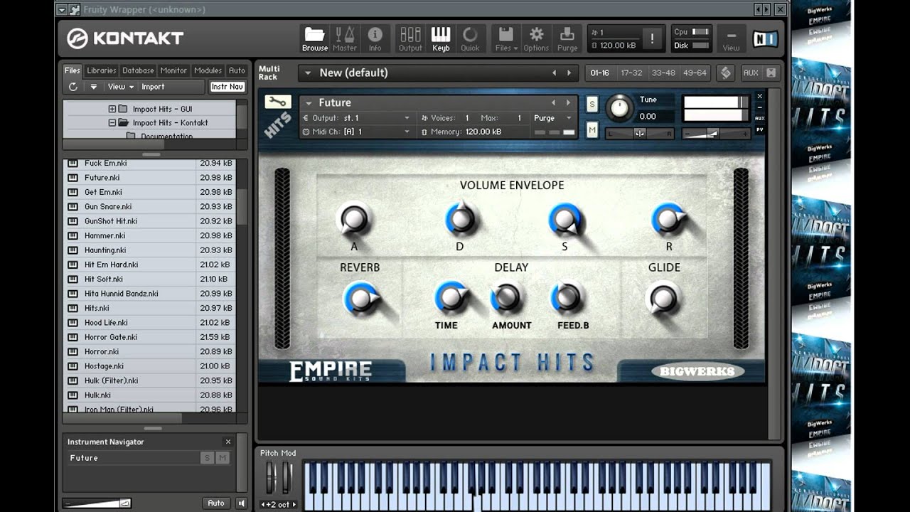 Impact Hits Kontakt Library (Trap Hits & Stabs)