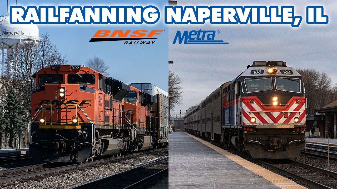 Railfanning Naperville, IL 2/3/26
